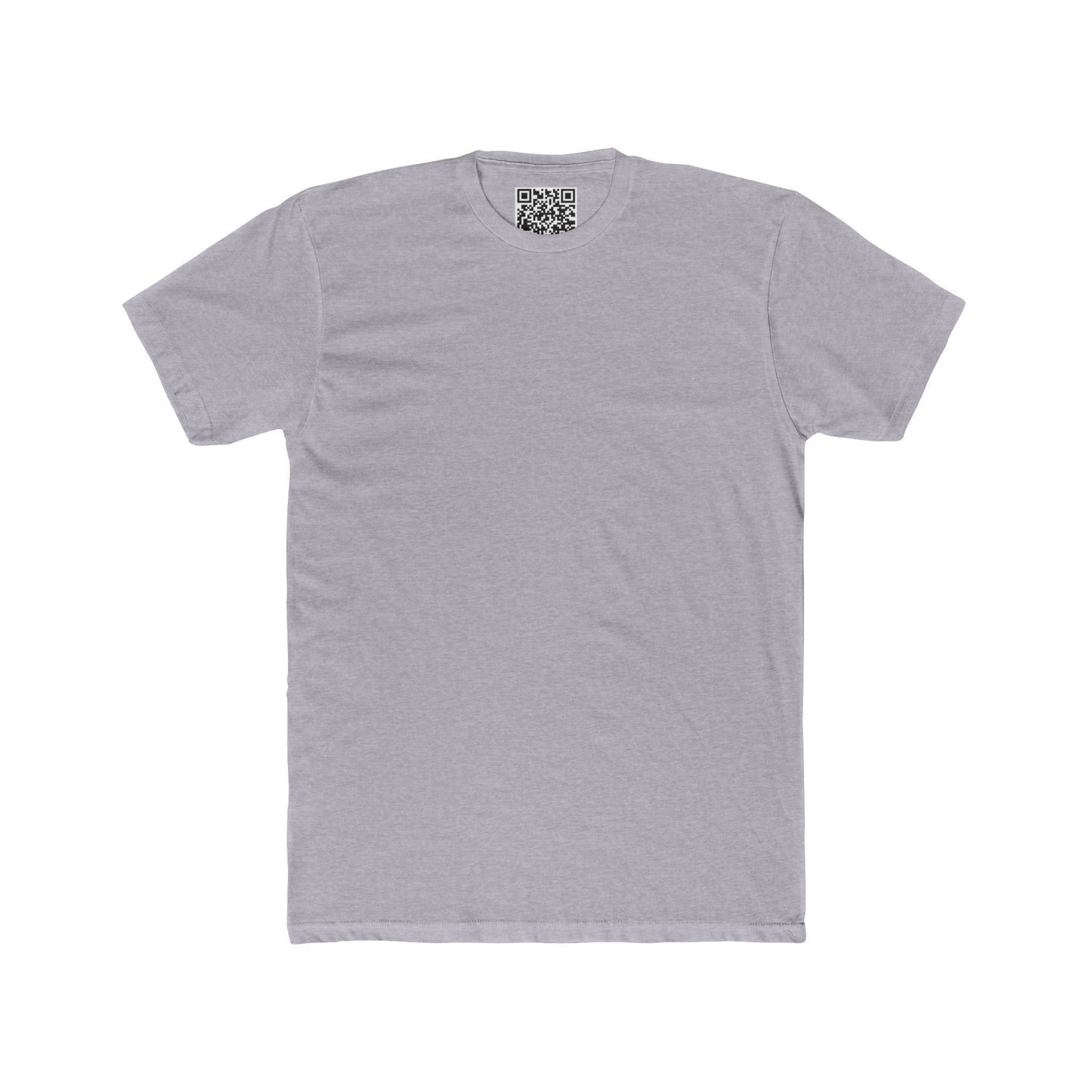 Customizable Unisex Cotton Crew Tee – Designed by You