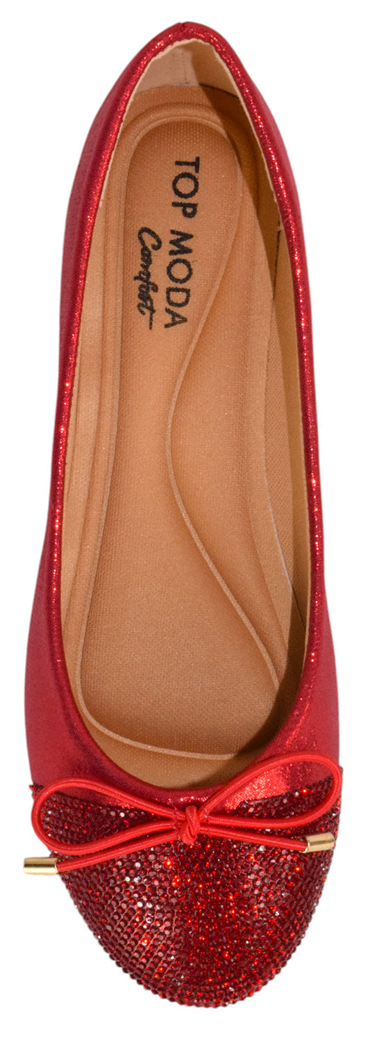 BONNIE-31 Red TOP MODA