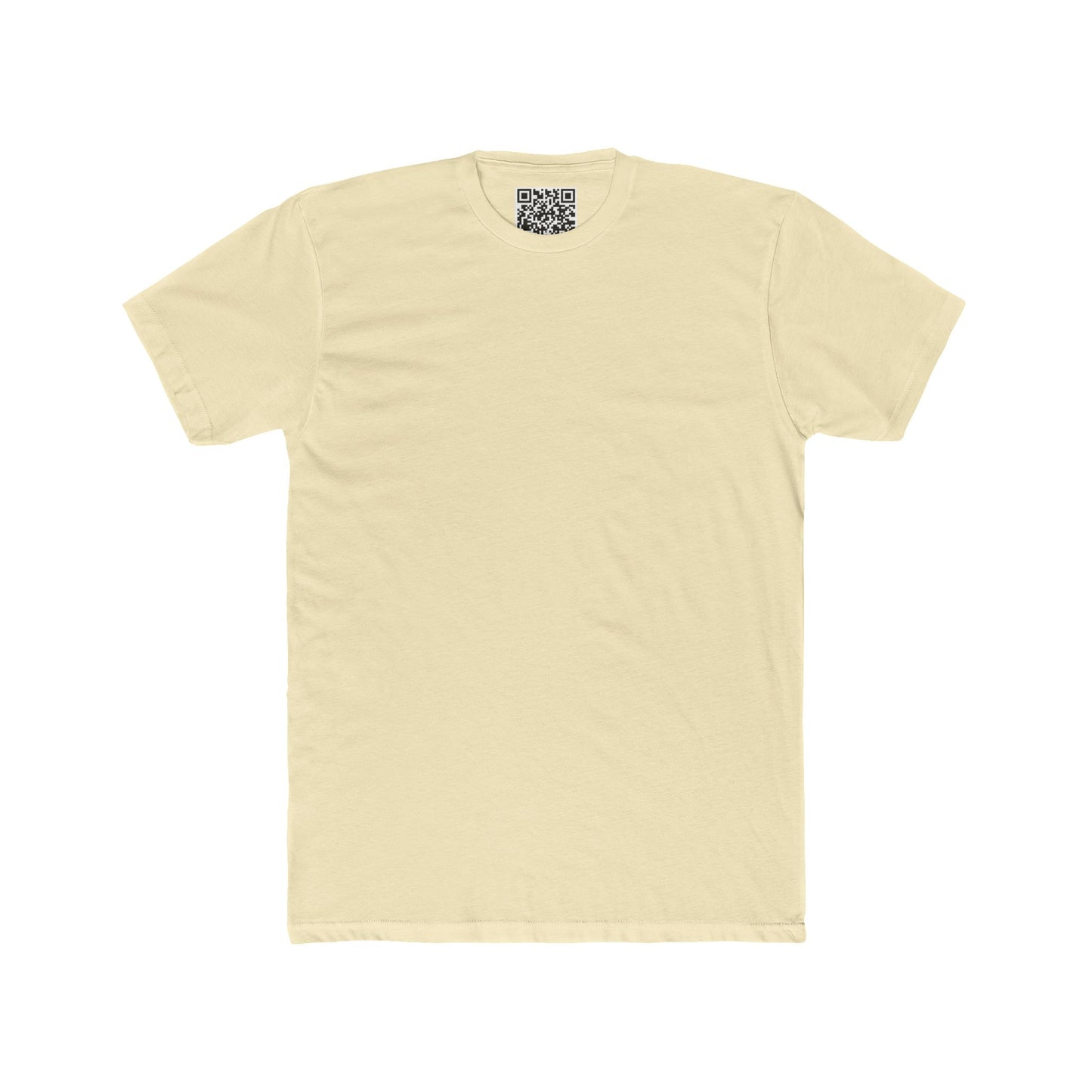 Customizable Unisex Cotton Crew Tee – Designed by You