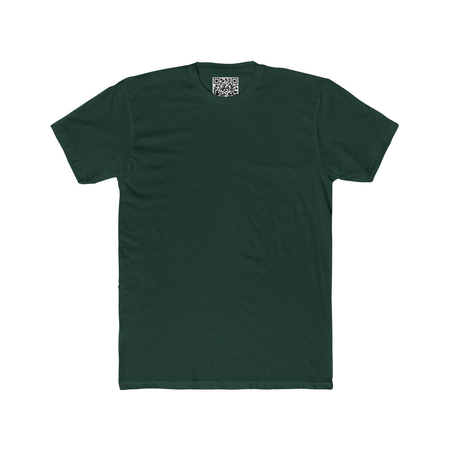Customizable Unisex Cotton Crew Tee – Designed by You
