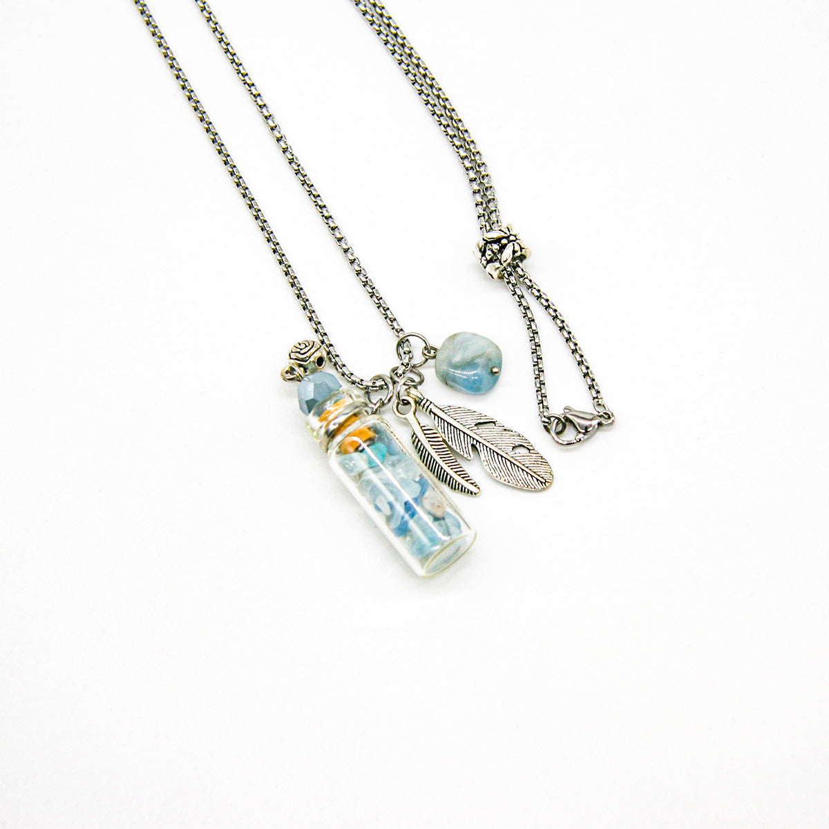 Aquamarine Diffusing Necklace | Energy & Healing | Diffusing on the go-4