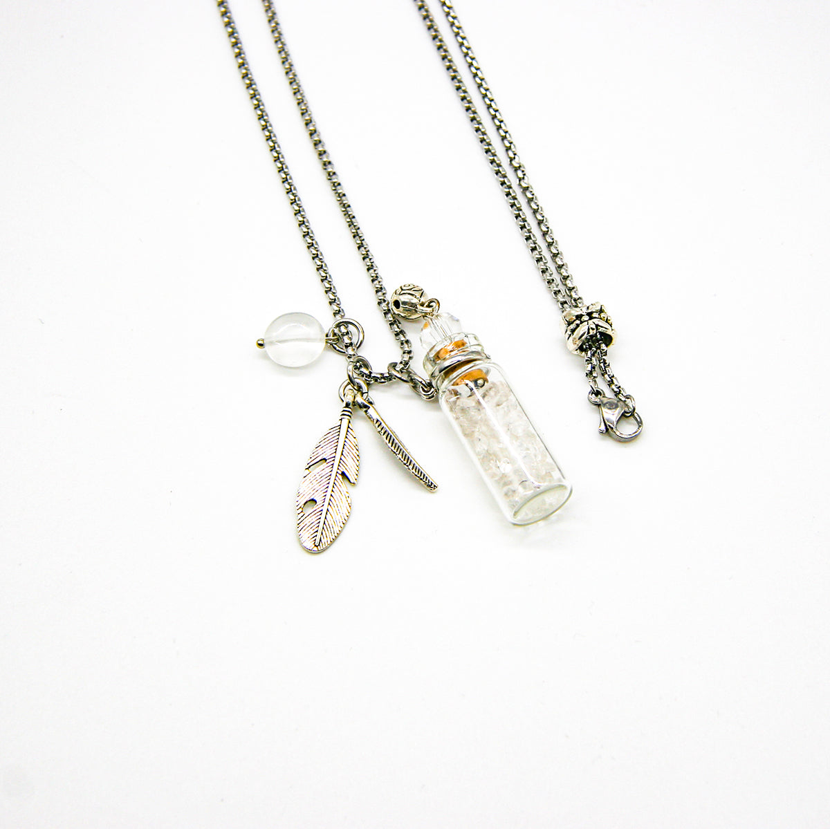 Clear Quartz Diffusing Necklace | Energy & Healing | Diffusing on the go | Perfect Gift-4
