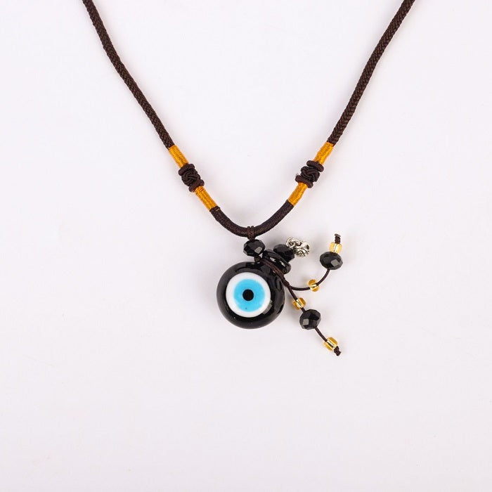 "Lucky Eyes" Diffuser Necklace | Fend off Evil | Diffusing Oils on the go | Unique Gift-4