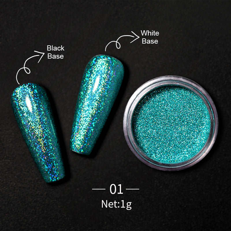 Luminous Nail Glitter Powder-1