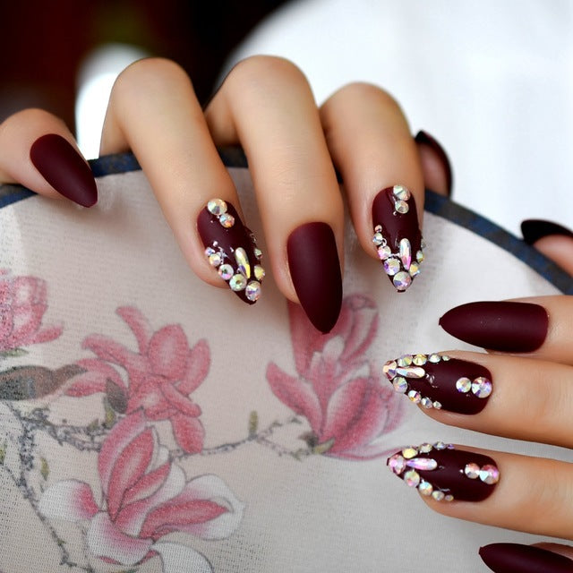 Metal false nails for women-6