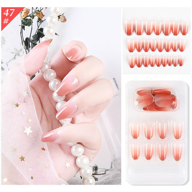 New Fake Nails Wearable Nail Patch-13