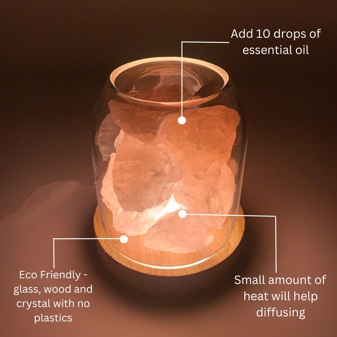 AURORA Crystal Light | Essential Oil Diffusing | Natural Quartz 500g | Power of Healing-4