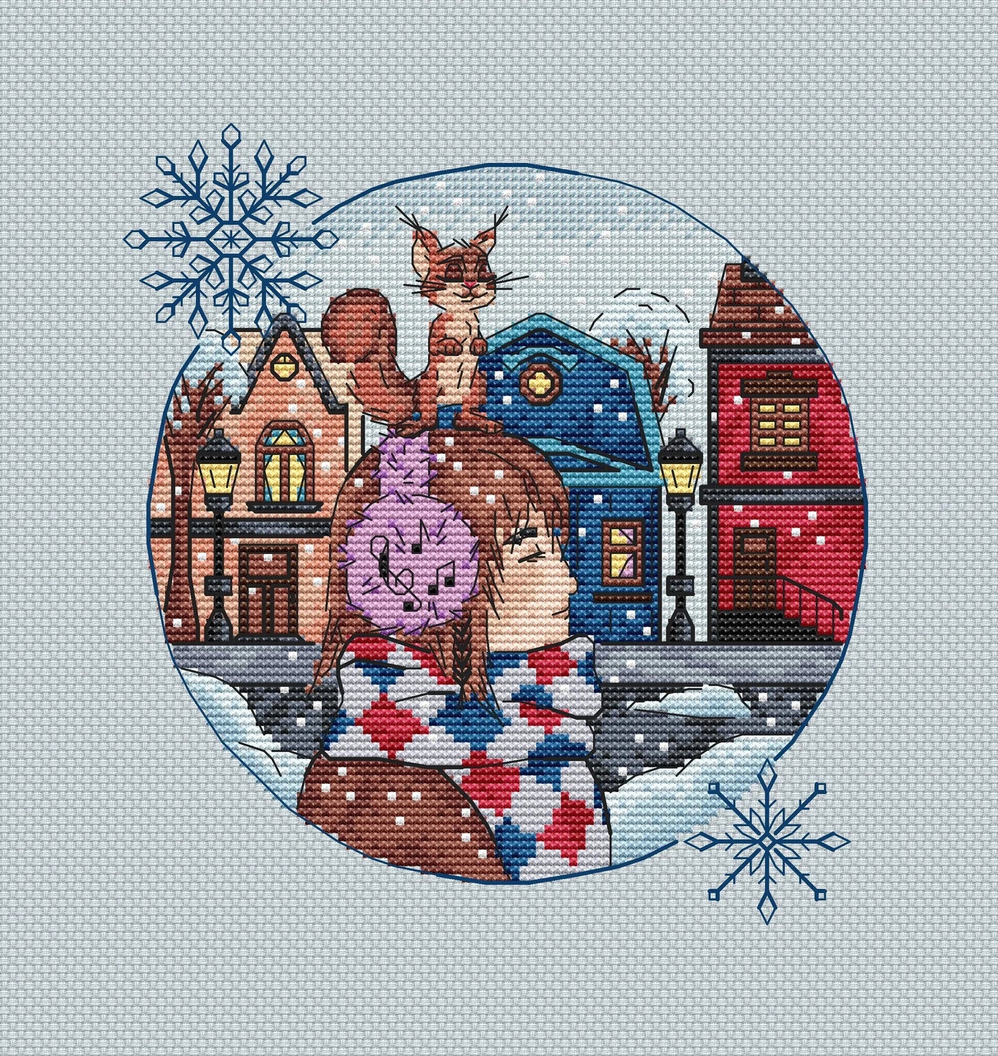 On one note - PDF Cross Stitch Pattern-0