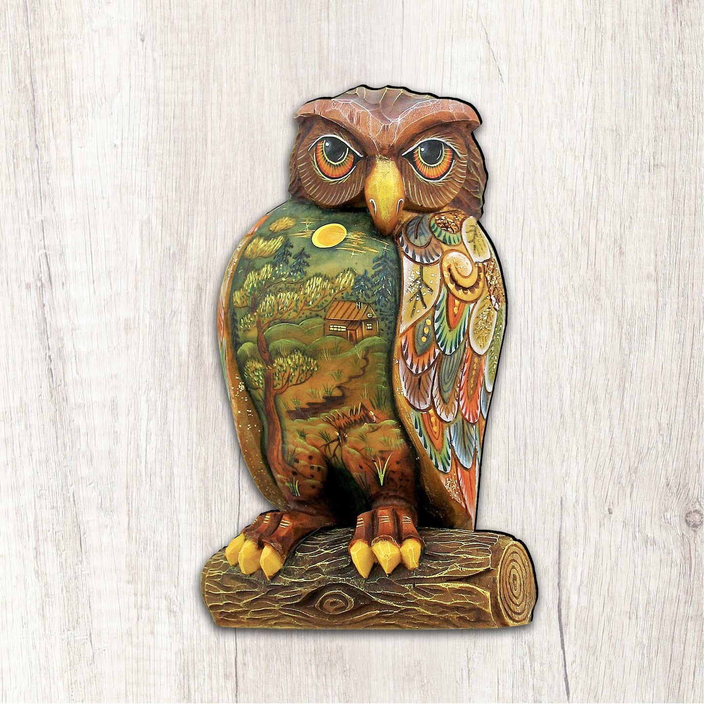 Owl Halloween Door Decor by G. DeBrekht - Thanksgiving Halloween Decor - 8158912H-4