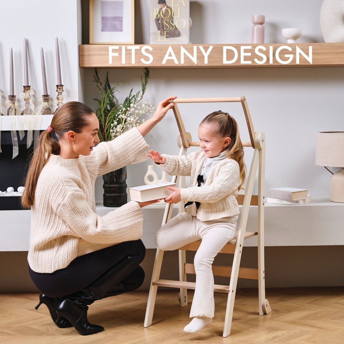 Helper Tower: A Multi-functional Foldable Step Stool for Kids-4