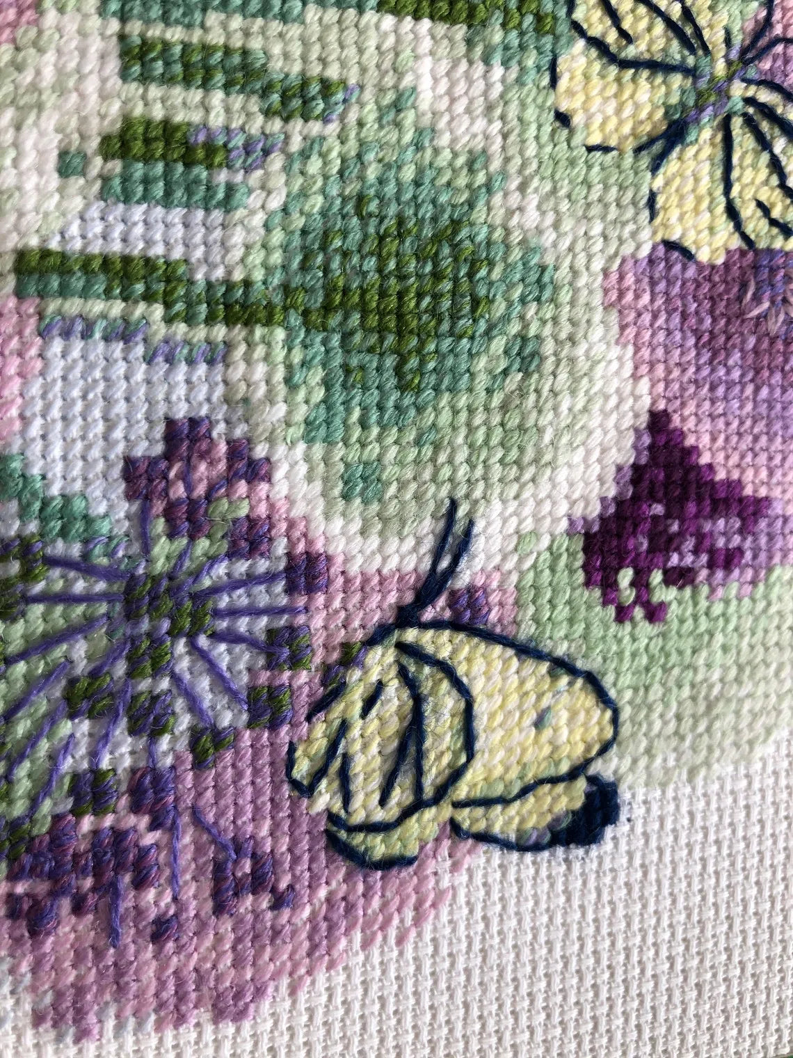 Purple Allium R1974 Counted Cross Stitch Kit-4