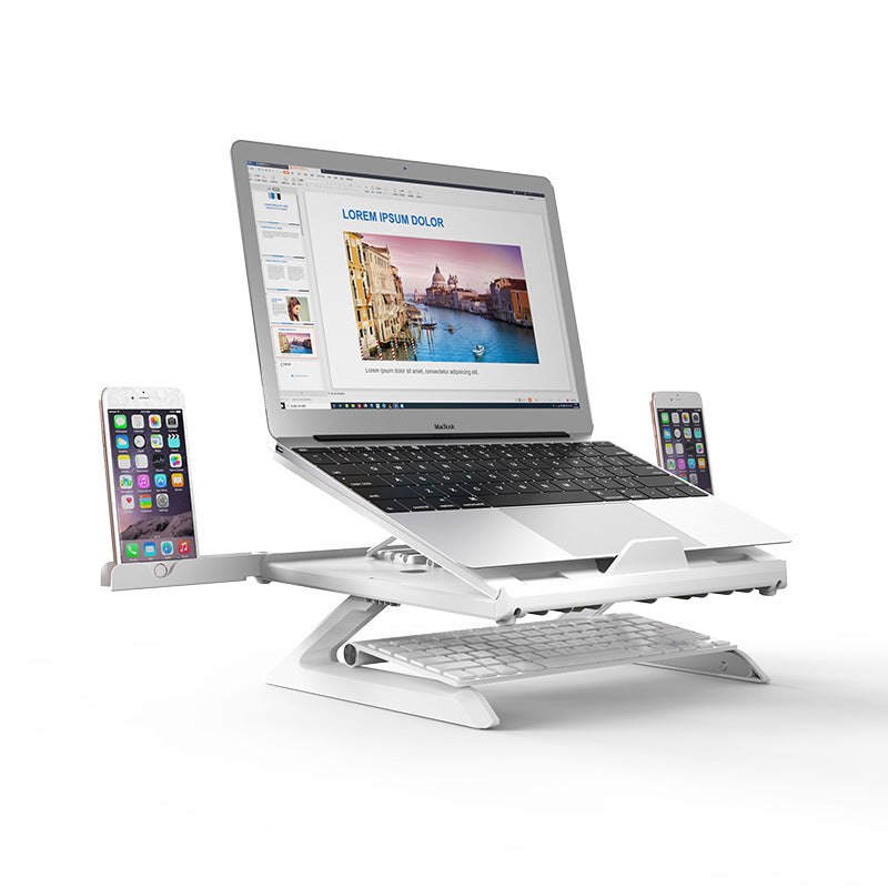 Multifunctional Folding Lift Aluminum Alloy Base Laptop Stand