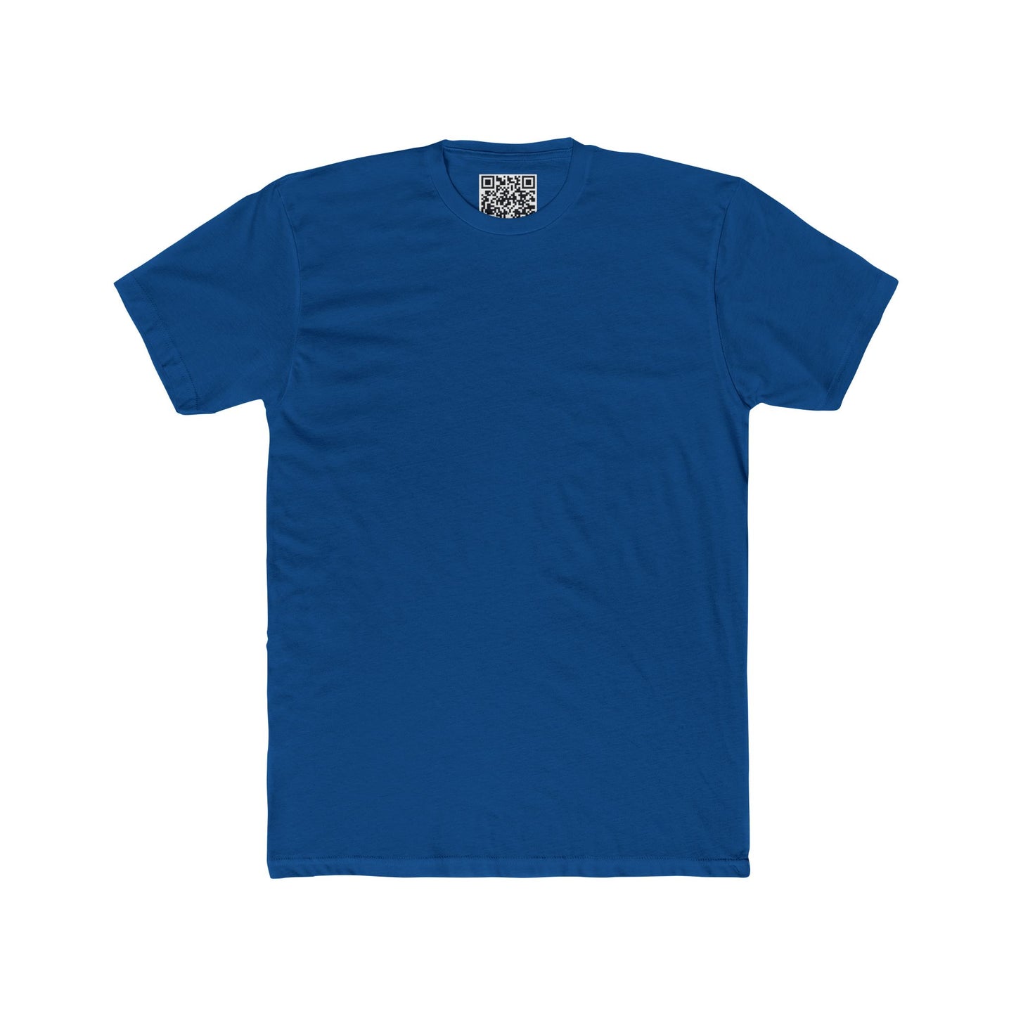 Customizable Unisex Cotton Crew Tee – Designed by You