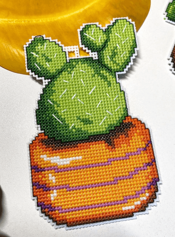 "Cactus" 108CS Counted Cross-Stitch Kit-3