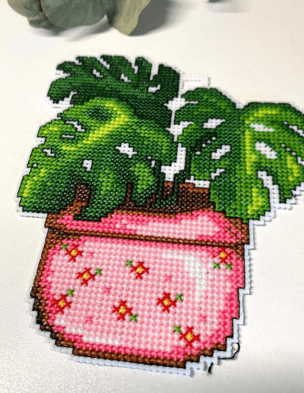"Cactus" 108CS Counted Cross-Stitch Kit-2