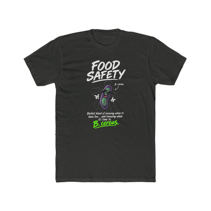 Food Safety T-Shirt — 'Food Safety' Funny B-cereus Mascot Tee for Food Workers