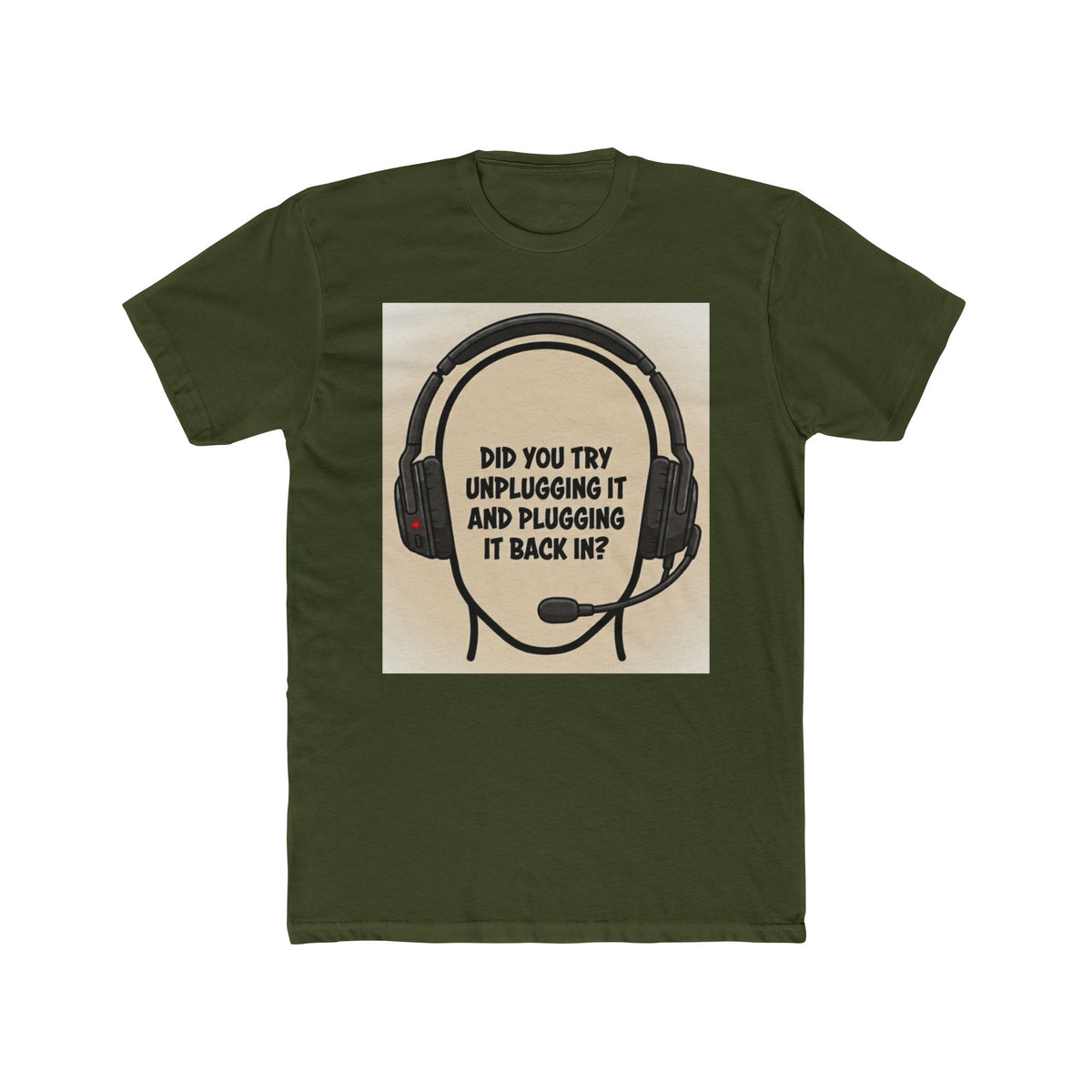 Tech Support Headset Tee