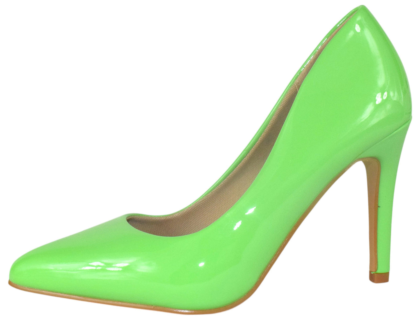 MONROE-1 Lime Patent TOP MODA-1