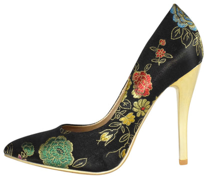 BOMBER Peony Black Not Just A Pump-1