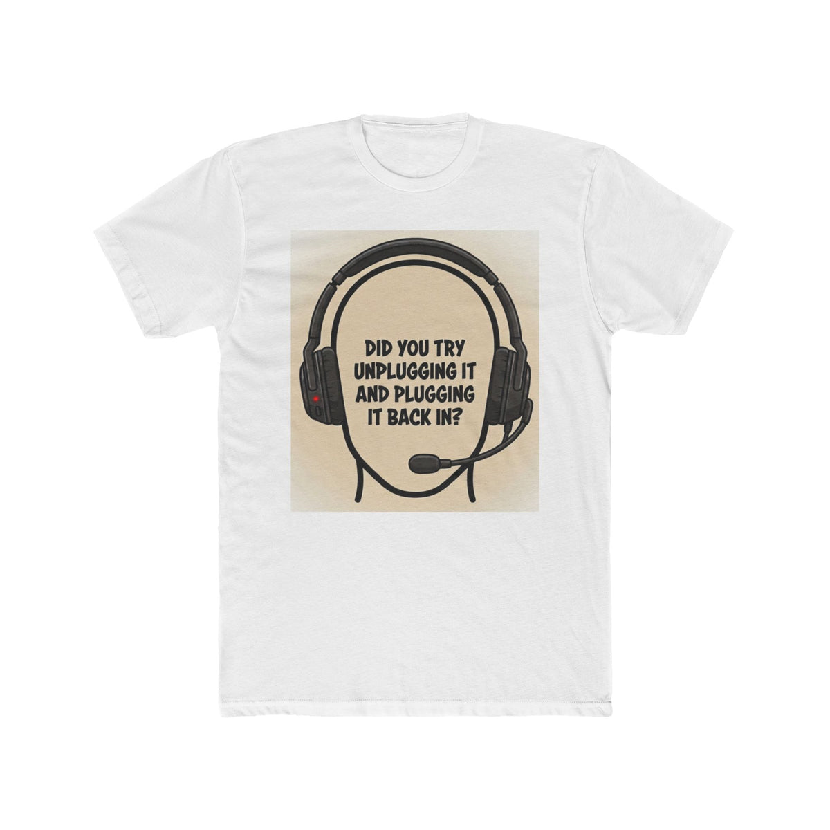 Tech Support Headset Tee