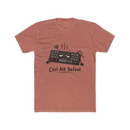 Ctrl Alt Defeat T-Shirt — Funny Gamer Keyboard Graphic Tee