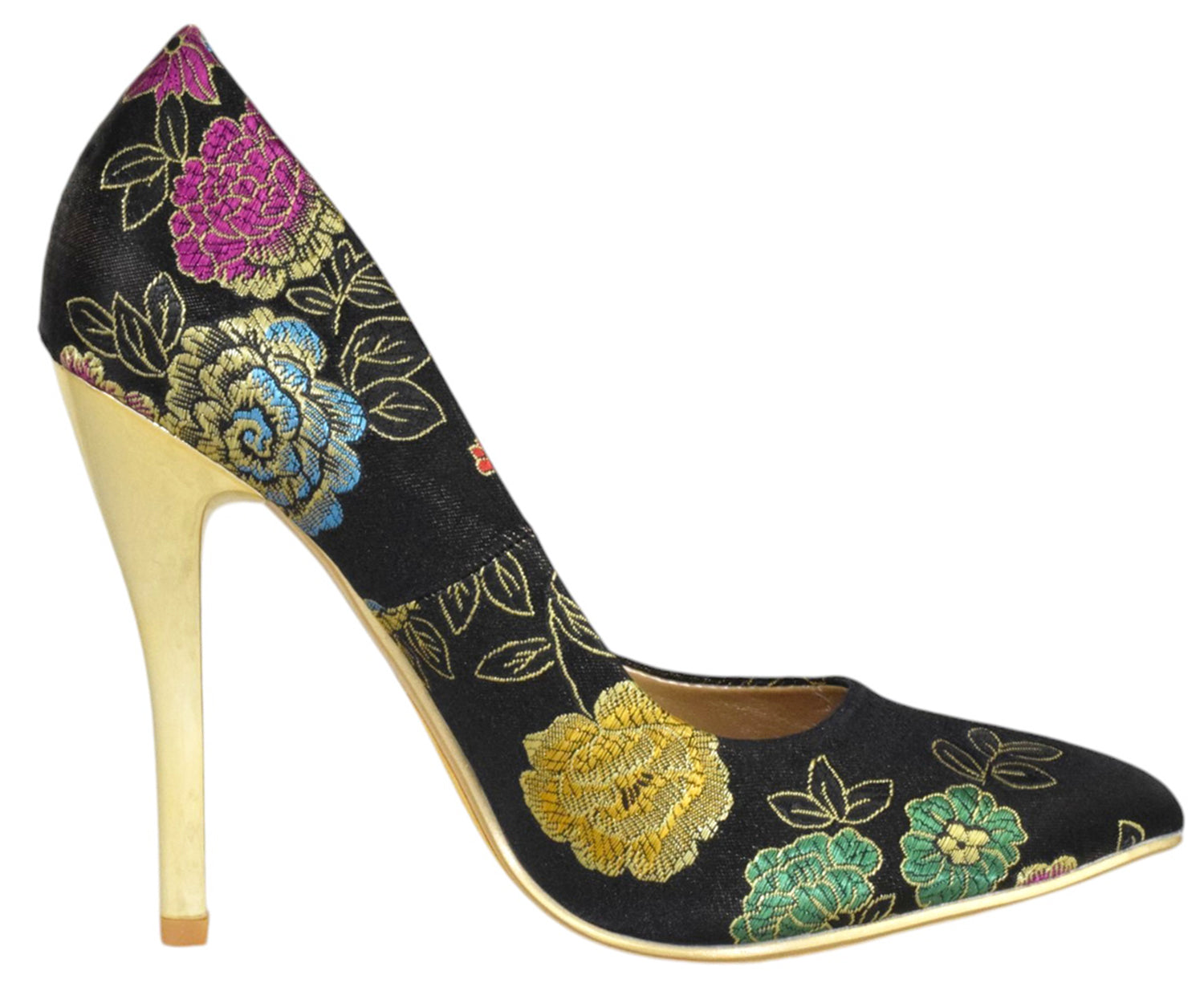 BOMBER Peony Black Not Just A Pump-2