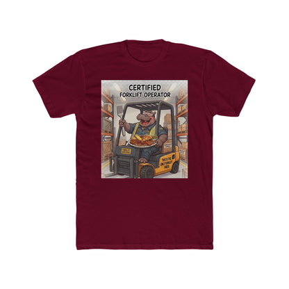 Certified Forklift Operator Tee — Funny Warehouse Worker T-Shirt