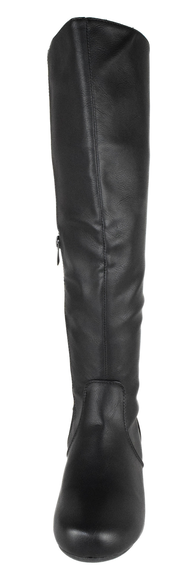 BANK-37 Black PU TOP MODA-2