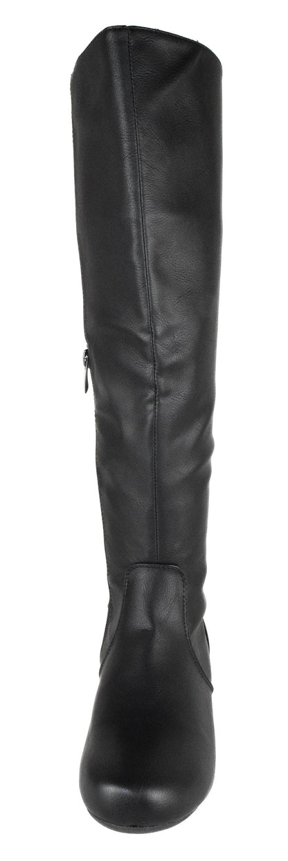 BANK-37 Black PU TOP MODA-2