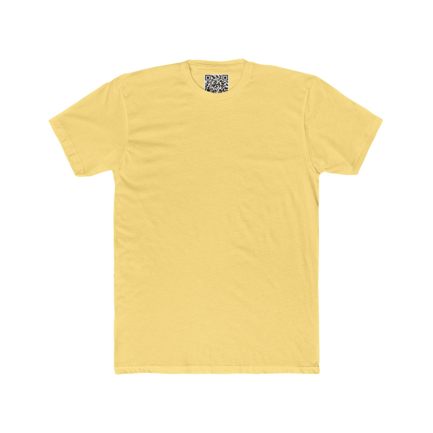 Customizable Unisex Cotton Crew Tee – Designed by You