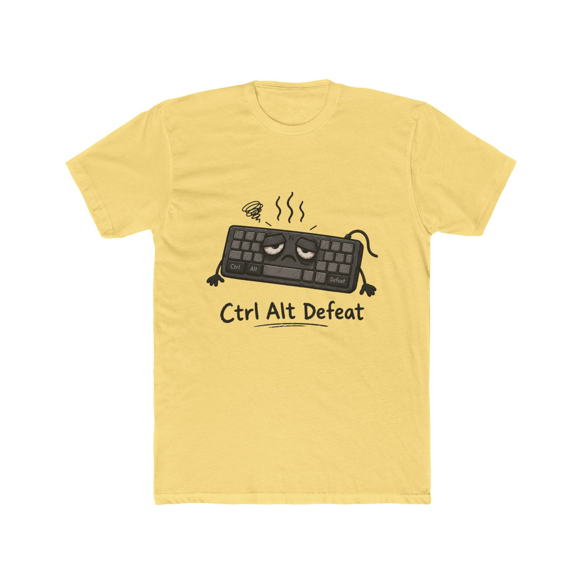 Ctrl Alt Defeat T-Shirt — Funny Gamer Keyboard Graphic Tee