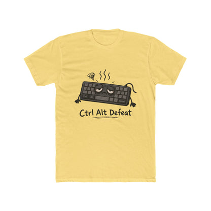 Ctrl Alt Defeat T-Shirt — Funny Gamer Keyboard Graphic Tee