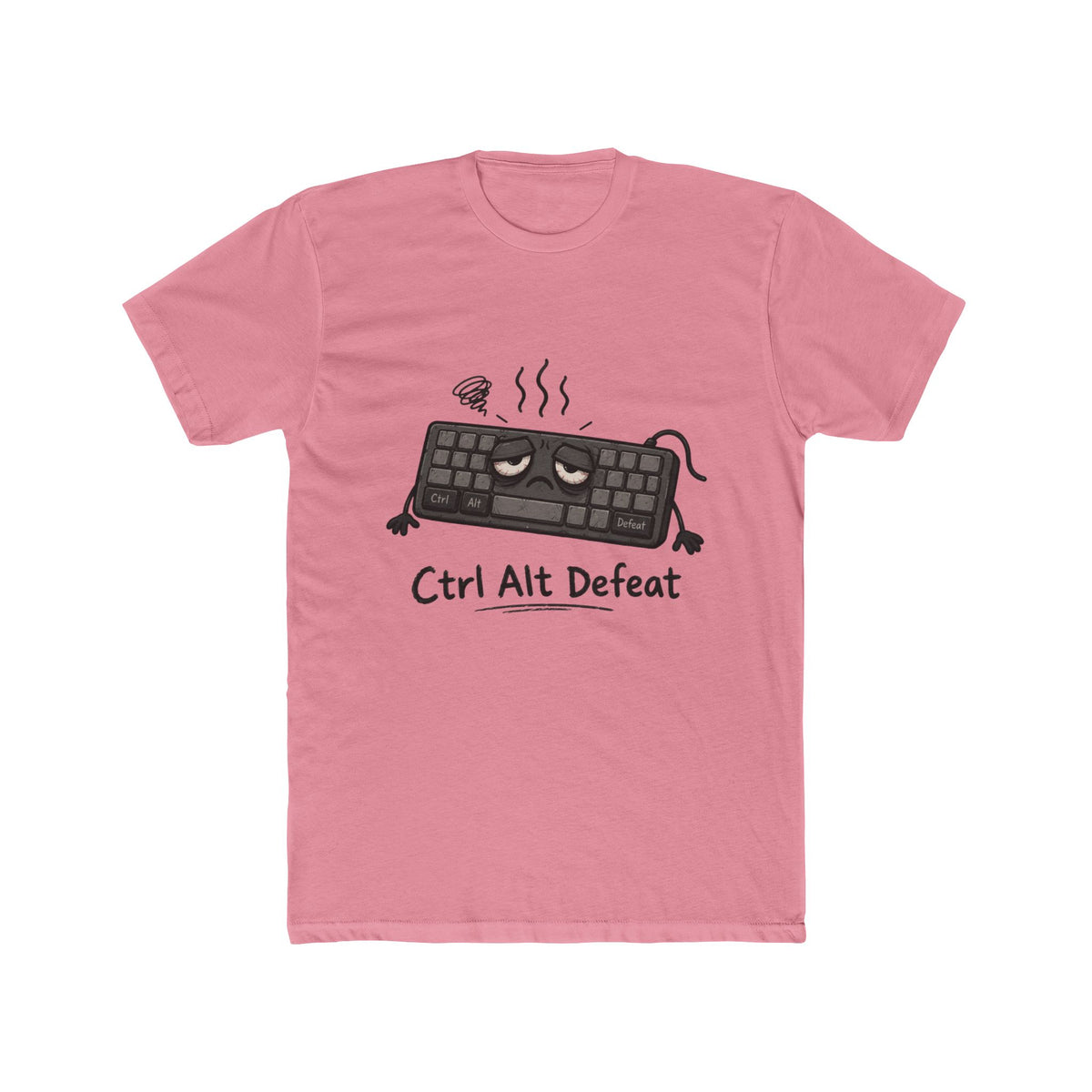 Ctrl Alt Defeat T-Shirt — Funny Gamer Keyboard Graphic Tee