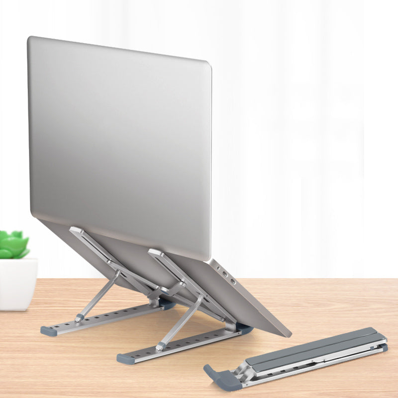 Folding Lifting Desktop Computer Stand for Notebook and Tablet