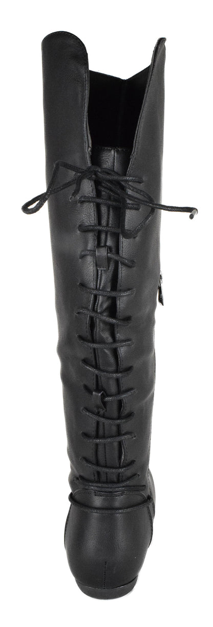 BANK-37 Black PU TOP MODA-4