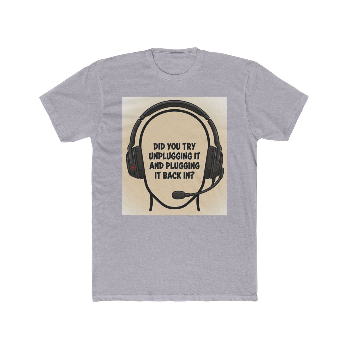 Tech Support Headset Tee