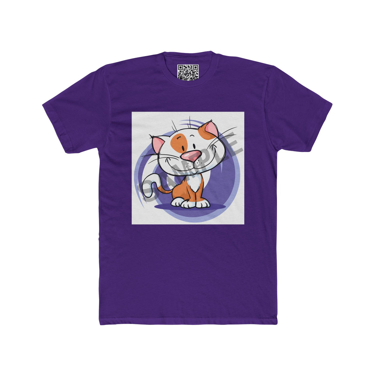 Customizable Unisex Cotton Tee — Upload (1) Photo LG