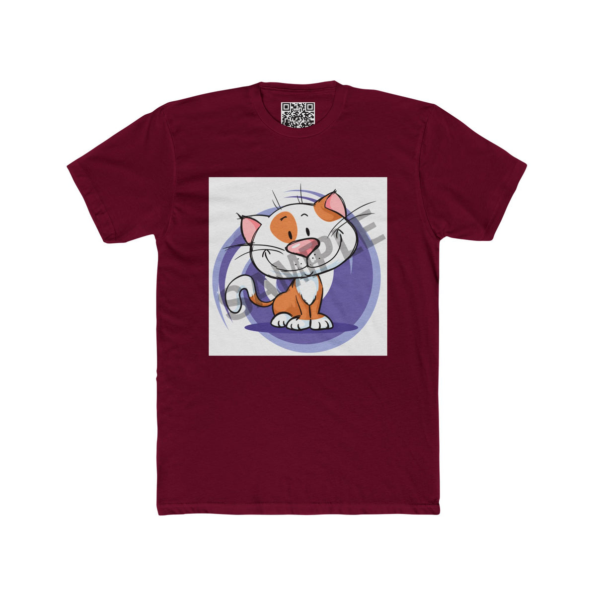 Customizable Unisex Cotton Tee — Upload (1) Photo LG
