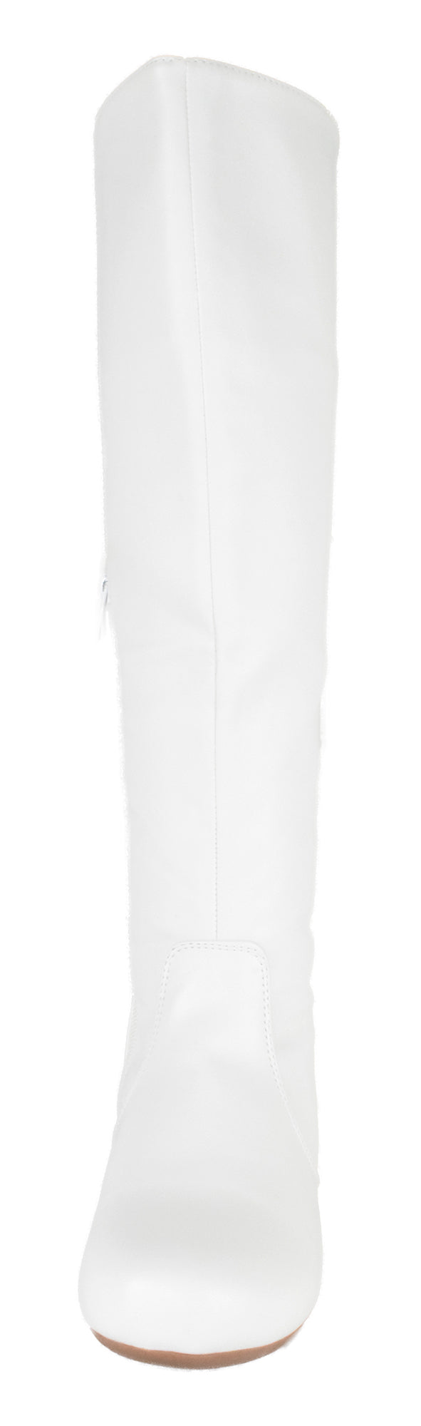 BANK-37 White PU TOP MODA