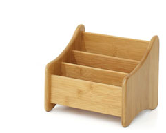 Bamboo Multi-Purpose Desktop Storage Bin