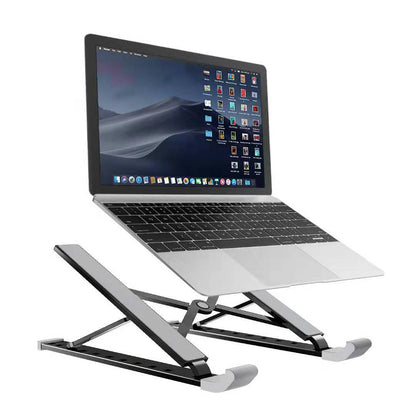 Folding Lifting Desktop Computer Stand for Notebook and Tablet