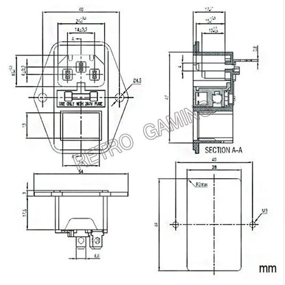 Switch Socket with Female Plug