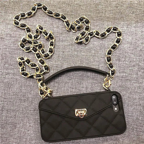 Crossbody Phone Case with Long Strap Chain for IPhone