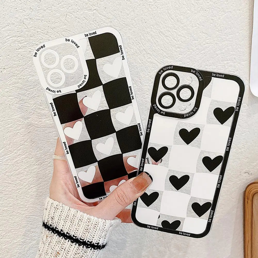 Checkered Heart Case