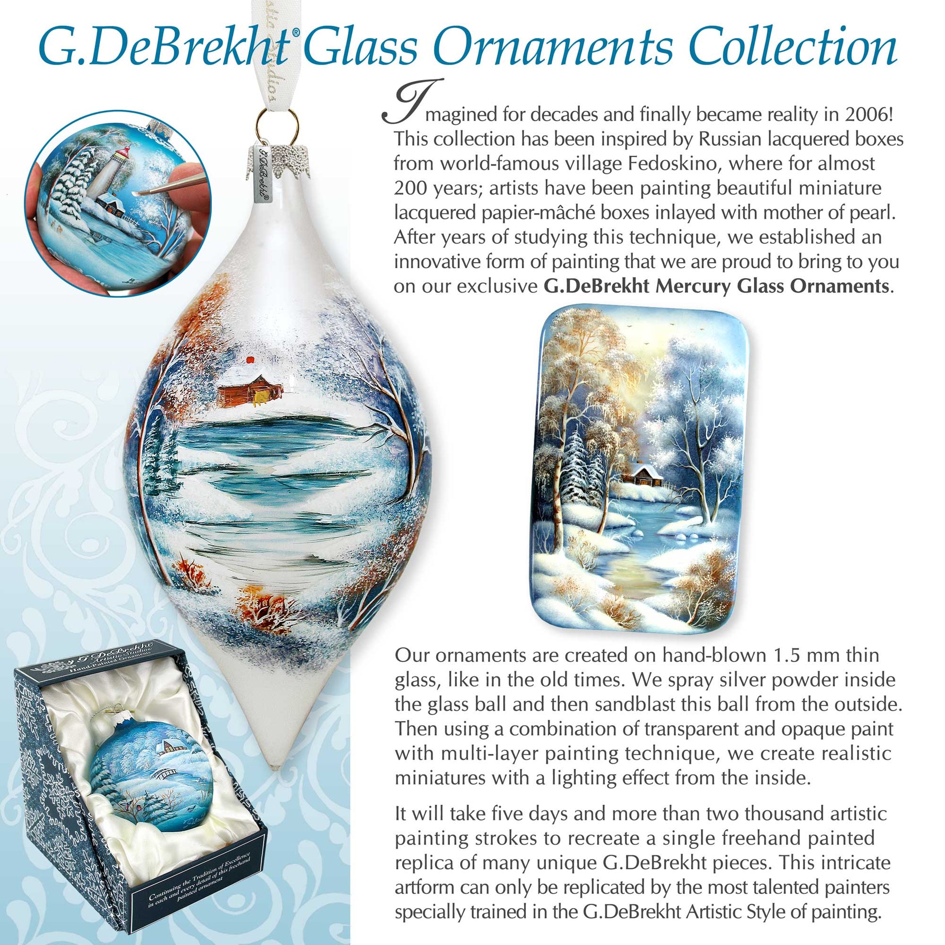 Cardinal Friends Drop Glass Ornament by G. DeBrekht - Christmas Décor - 757-037-3