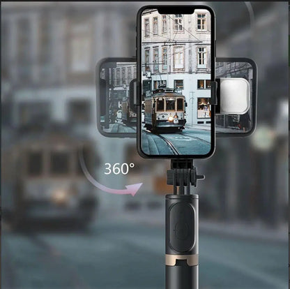 4 in1 Selfie Tripod With Integrated Light - Selfie 360