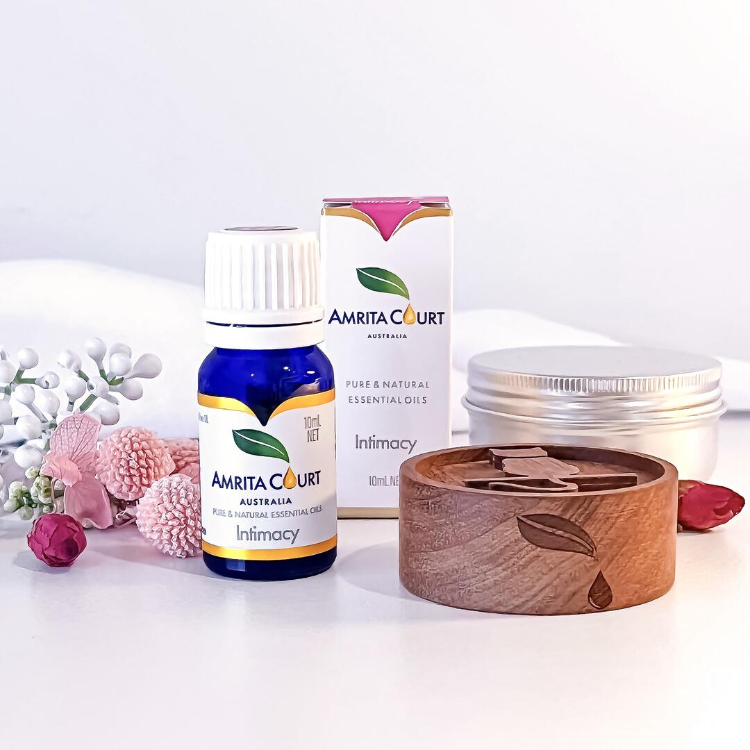 Intimacy+Wood Diffuser | Sensual & Euphoric | Female Hormone | Postpartum | Essential Oil Combo-0