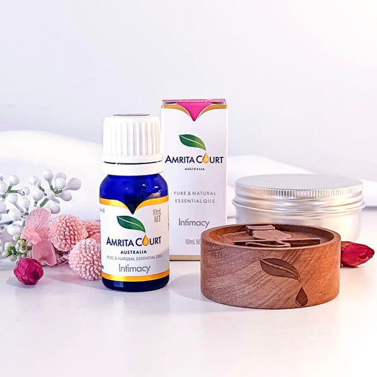 Intimacy+Wood Diffuser | Sensual & Euphoric | Female Hormone | Postpartum | Essential Oil Combo-0