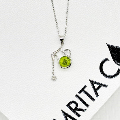 Sterling Silver Zodiac Aroma Necklace - Aquarius Jan - Feb | Perfect Birthday Gift | Energy & Healing | Diffuse on the go-3