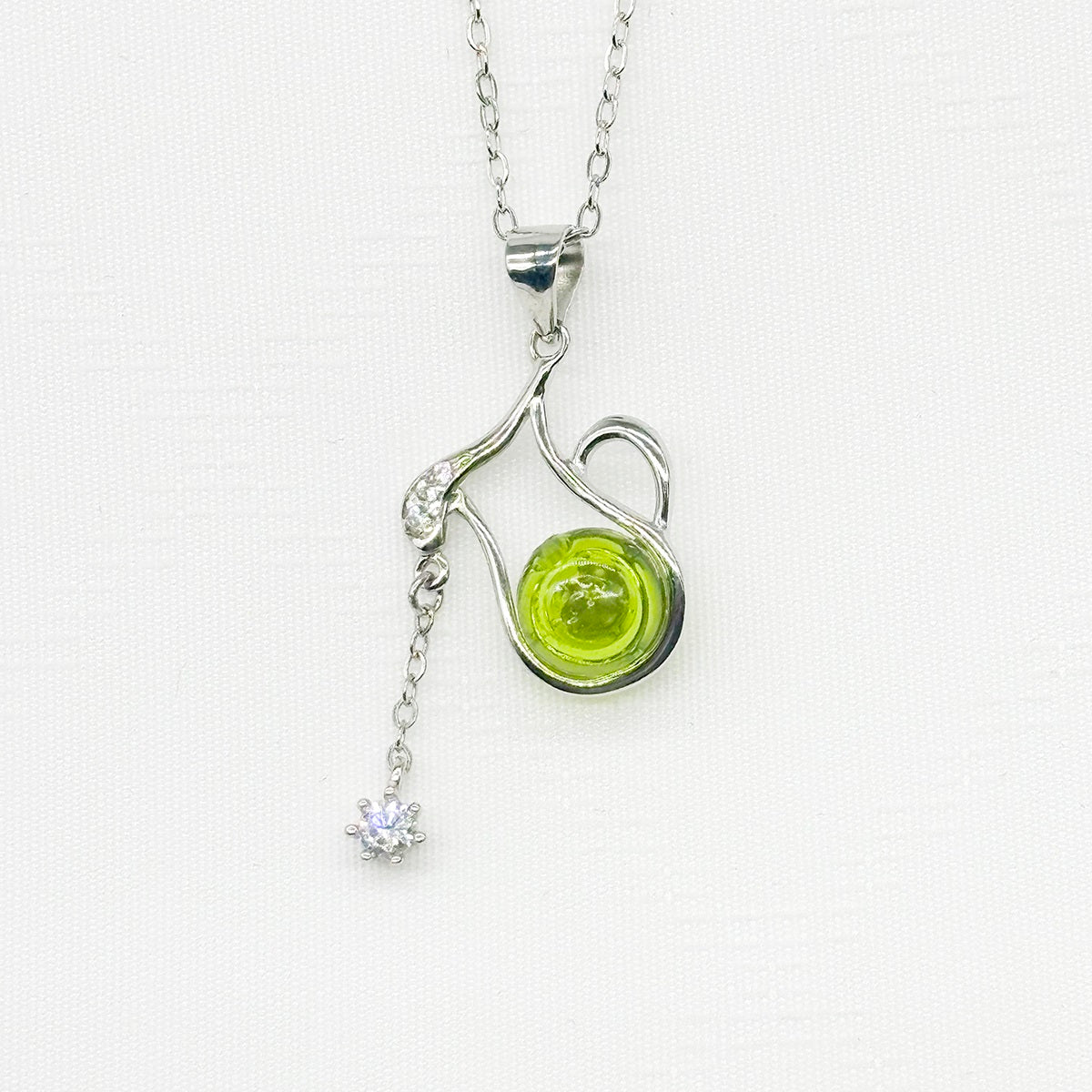 Sterling Silver Zodiac Aroma Necklace - Aquarius Jan - Feb | Perfect Birthday Gift | Energy & Healing | Diffuse on the go-2